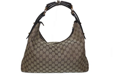 gucci horsebit hobo bag brown|Gucci hobo bag sale.